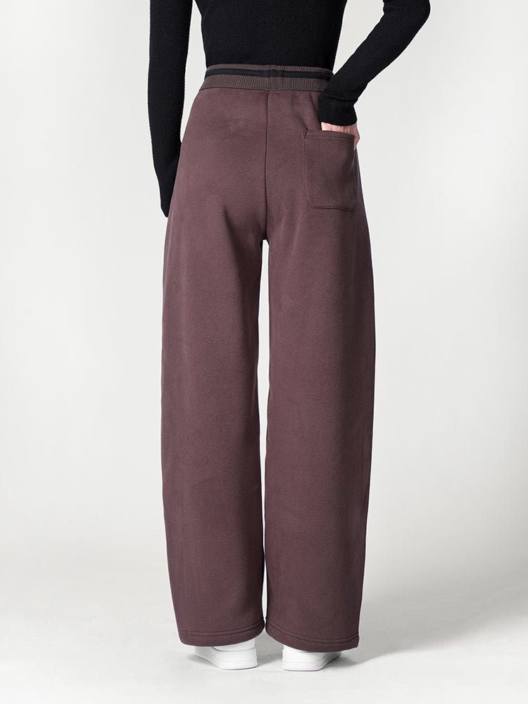 韓国風裏起毛ジャージーパンツ