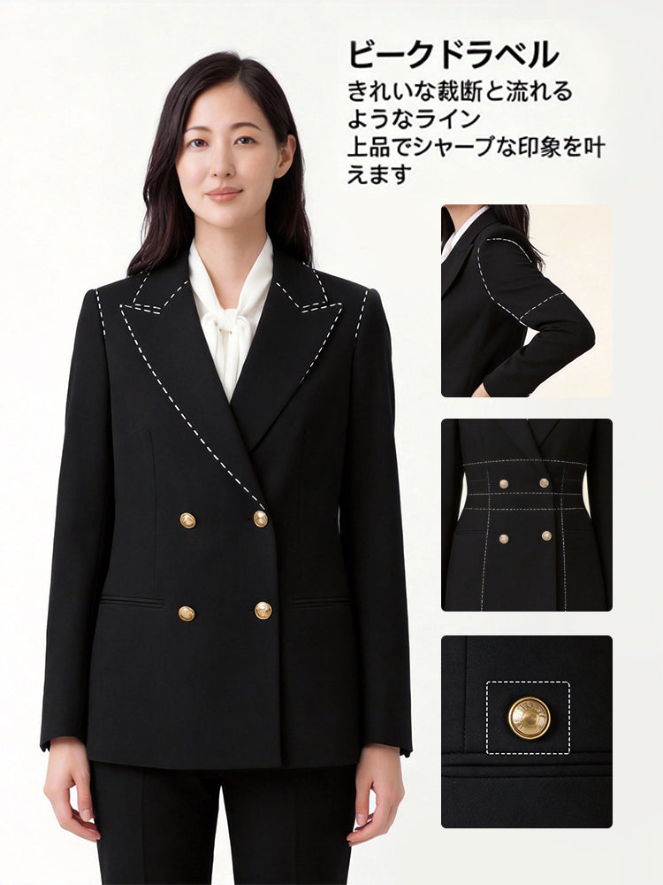 ブラックスーツセットアップ