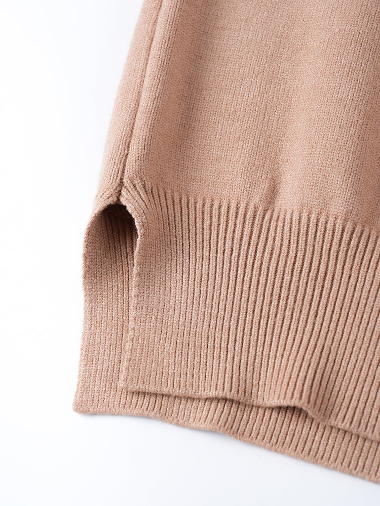 秋冬定番ルーズシルエット ニットワンピース