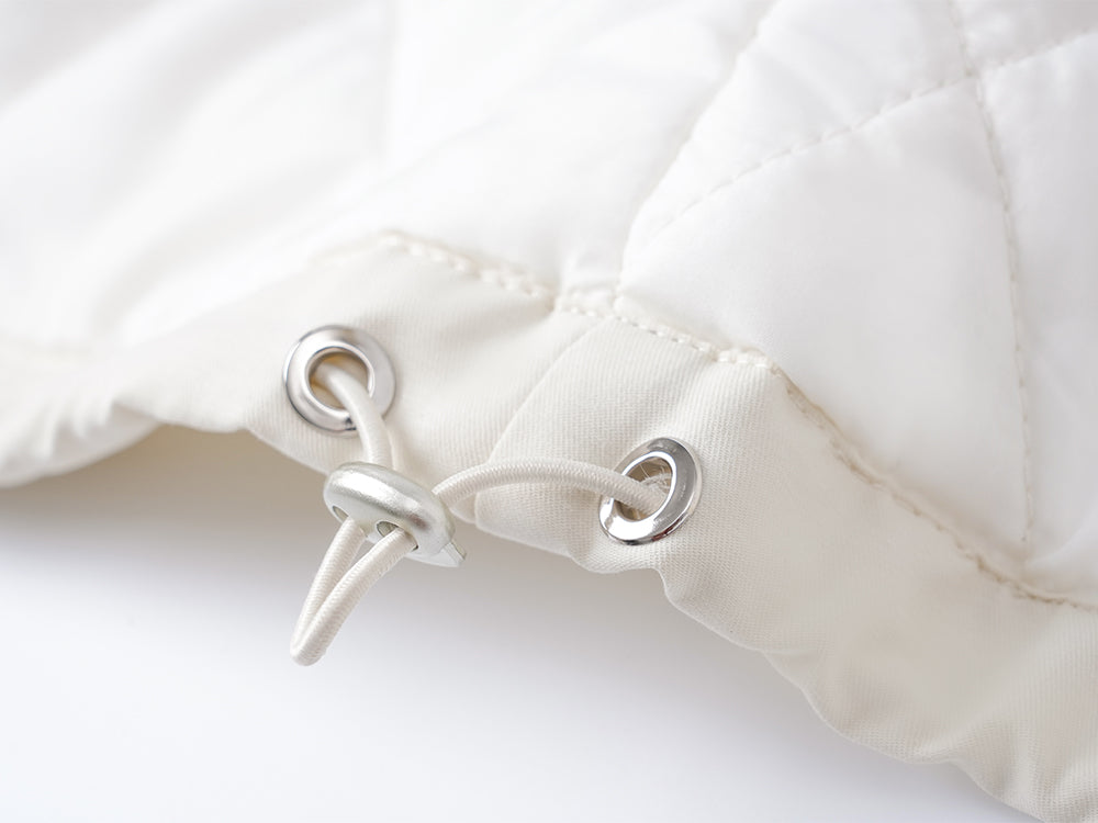 ミニマルデザイン中綿コ一ト