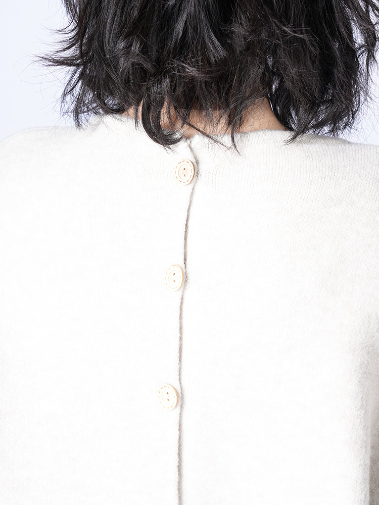 ラウンドネックニットスカートセット