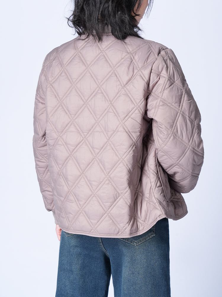 レディース裏起毛厚手綿入コート