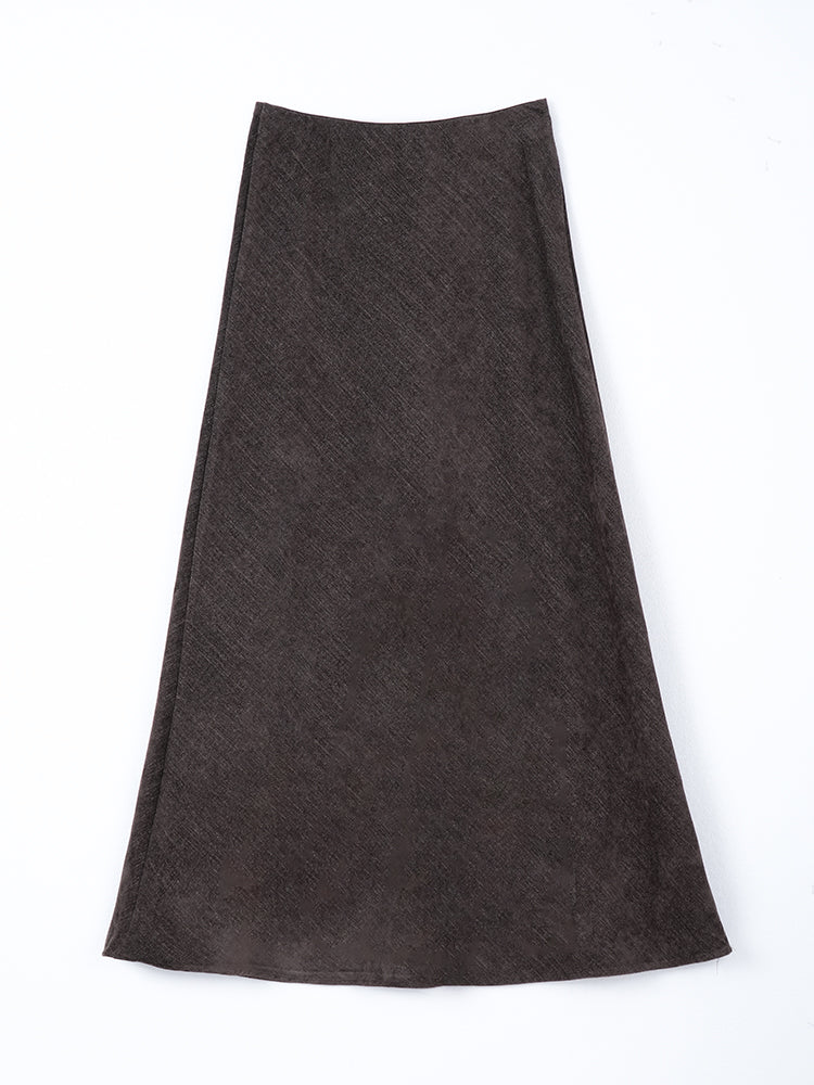ツイルトイニット Aライン マーメイドスカート
