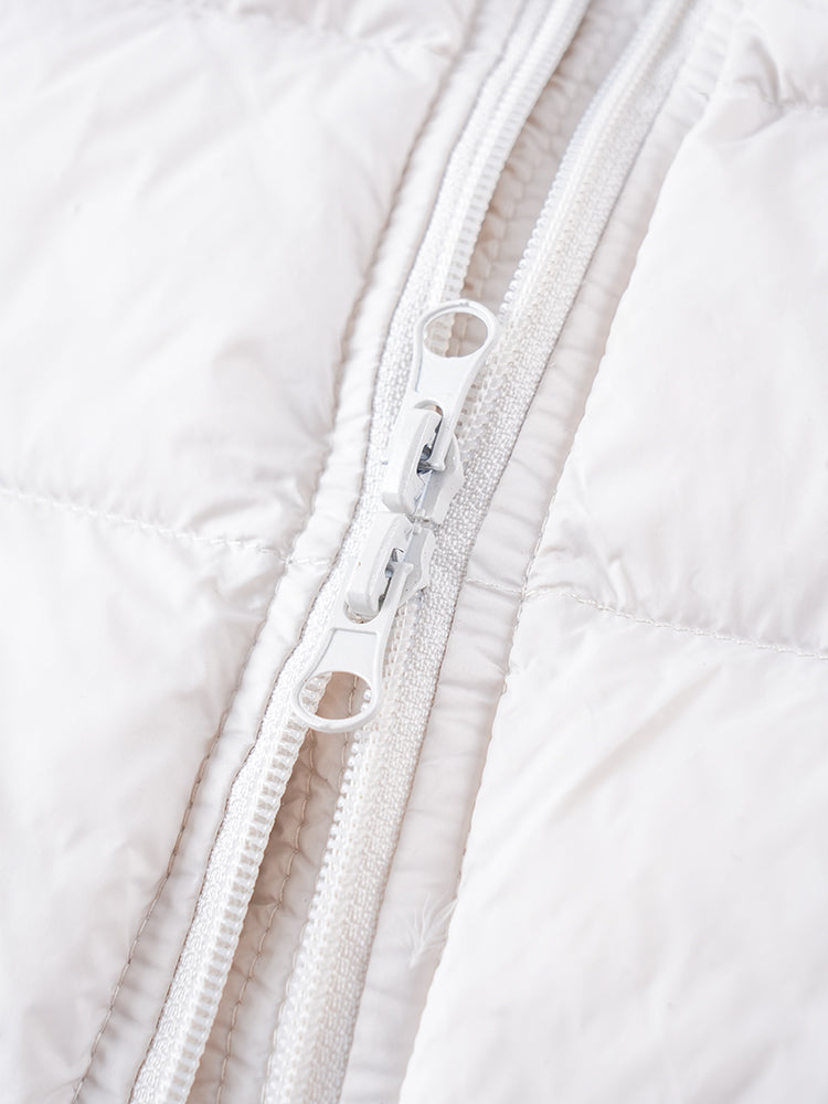 レディーススタンドカラーダウンベスト