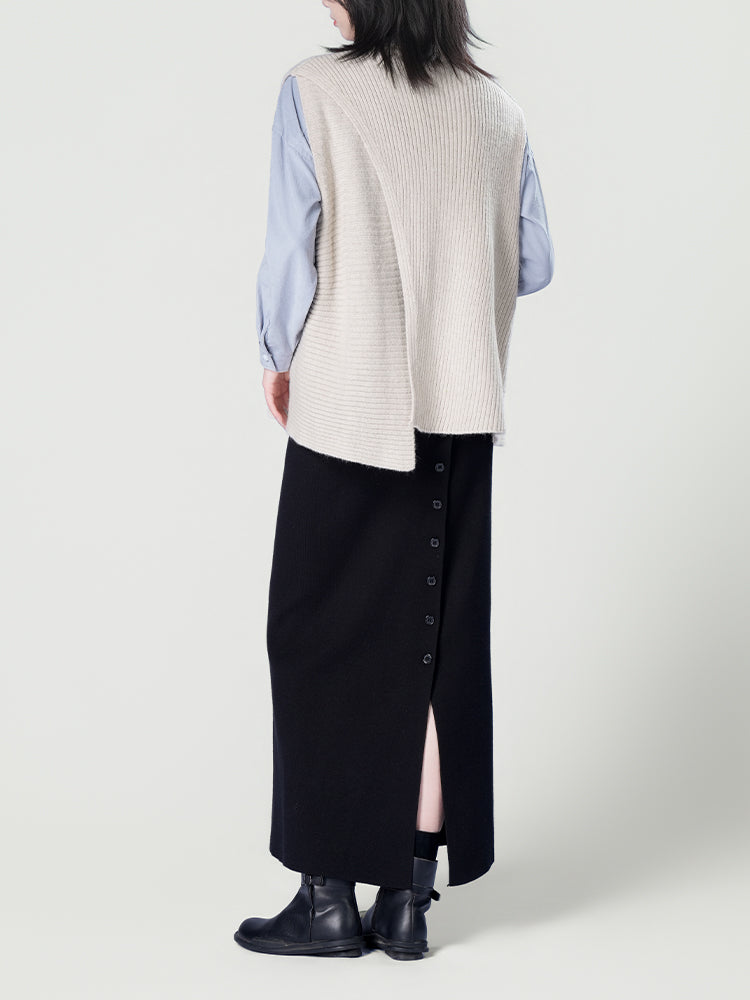 オーバーサイズロングスリーブシャツ