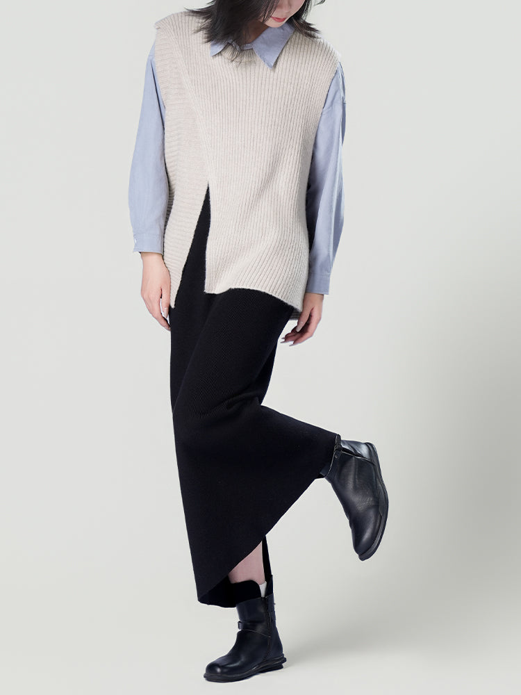 オーバーサイズロングスリーブシャツ