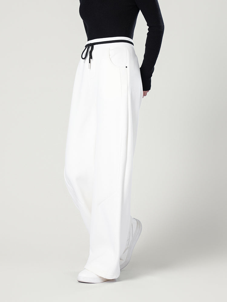 韓国風裏起毛ジャージーパンツ