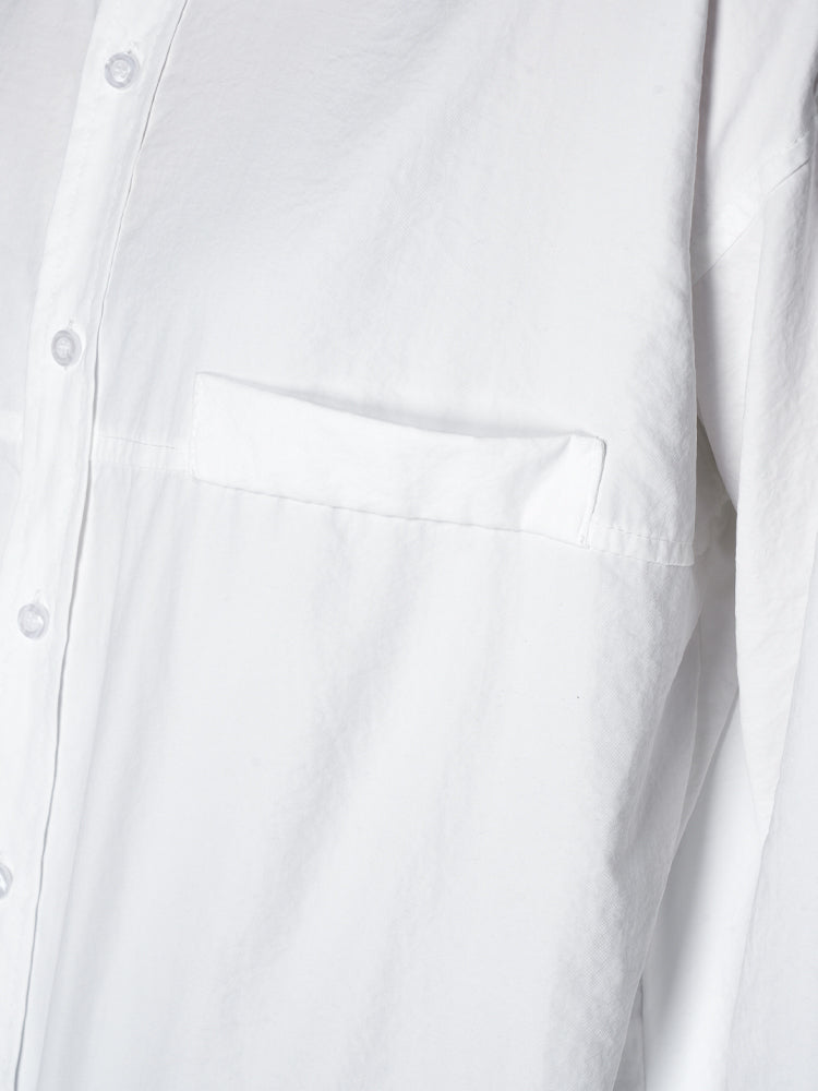 オーバーサイズロングスリーブシャツ