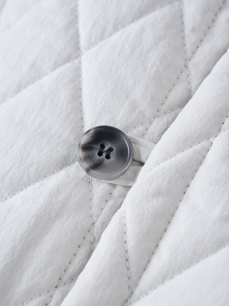 リバシブルキルティングコート