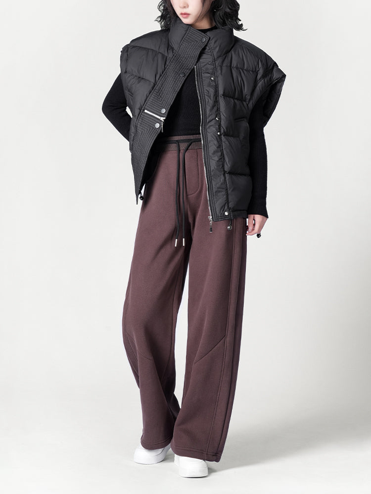 韓国風裏起毛ジャージーパンツ