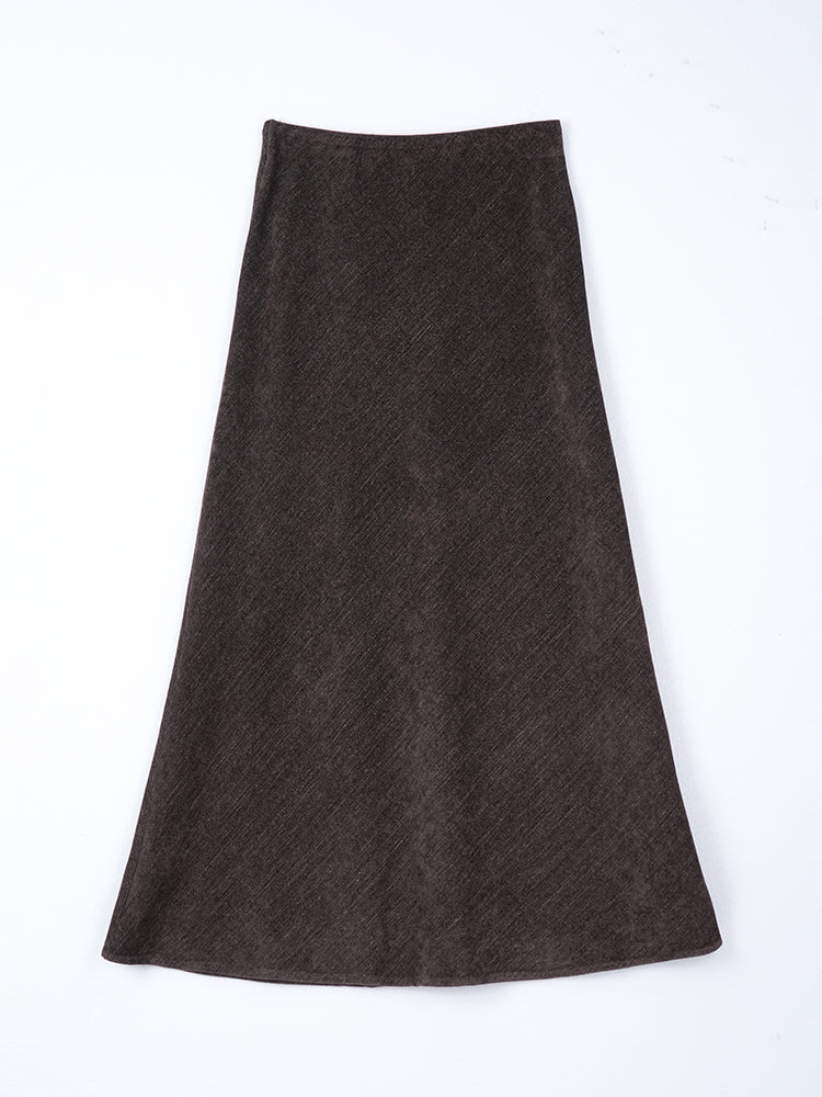 ツイルトイニット Aライン マーメイドスカート
