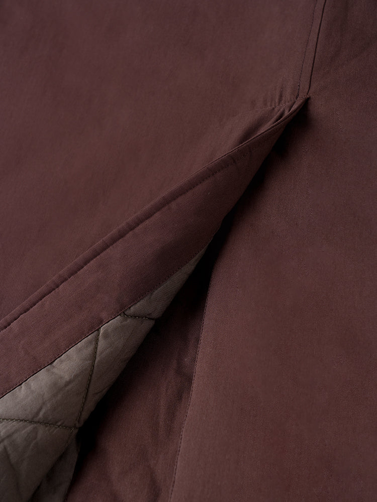 レディース ロング 綿入りコート