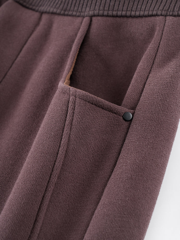 韓国風裏起毛ジャージーパンツ