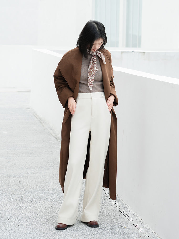 ウールワイドパンツ