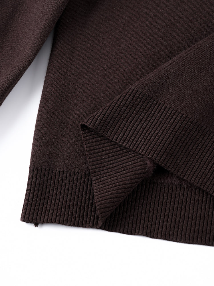 ハイネック 極厚 ニットセーター