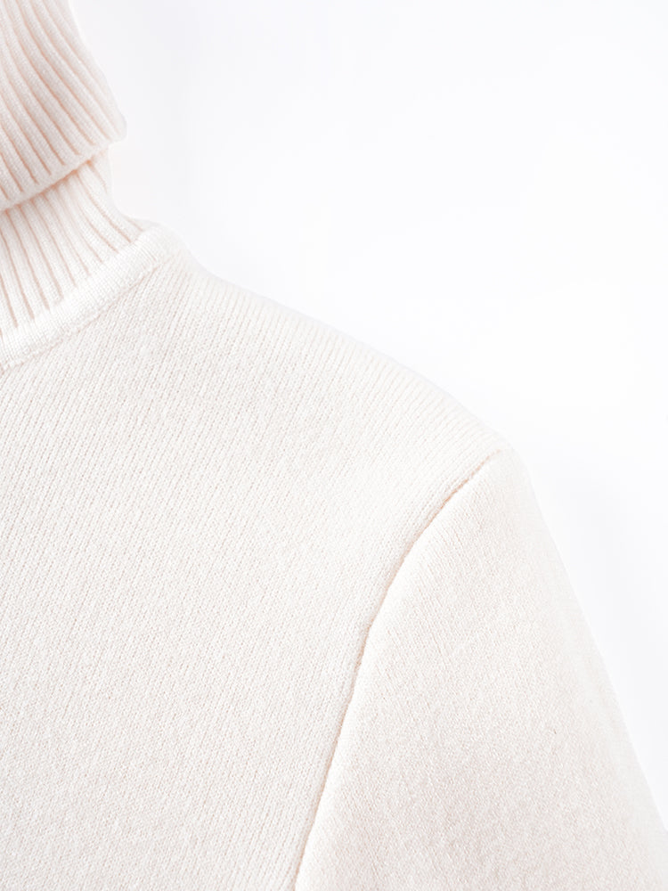 ハイネック 極厚 ニットセーター