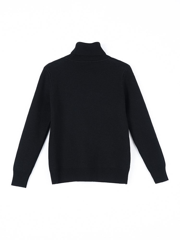 ハイネック 極厚 ニットセーター