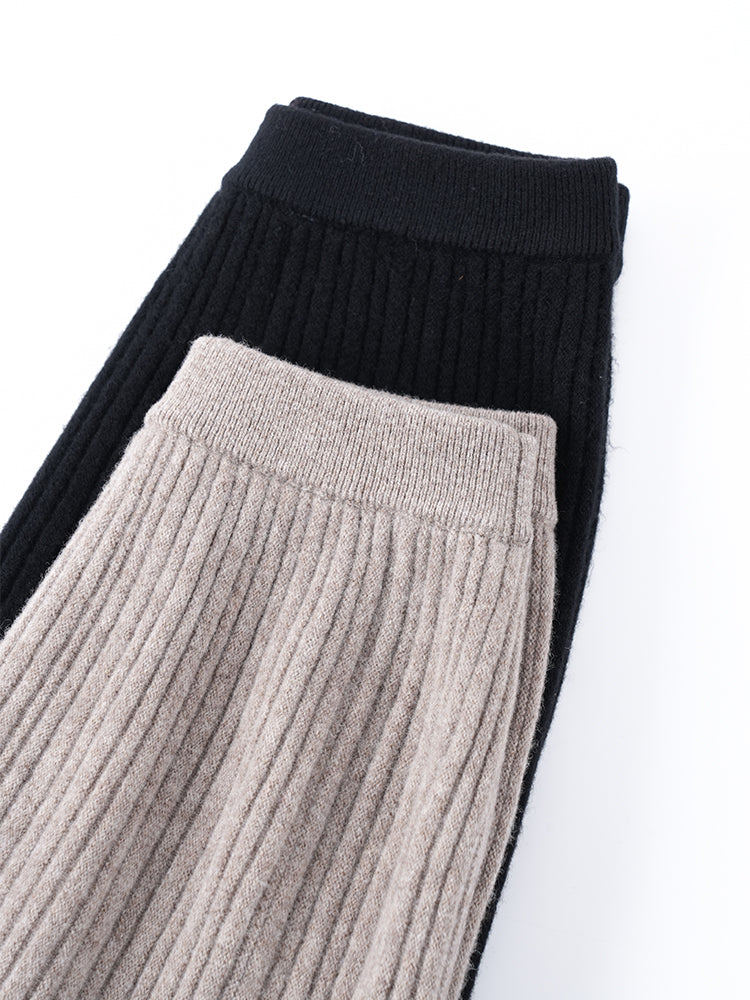 ウールハイウエストマーメイドスカート